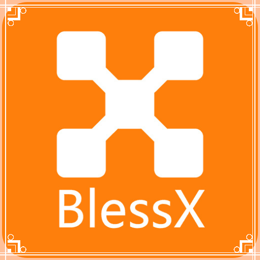 Imagem promocional da BLESSX mostrando a plataforma e suas vantagens